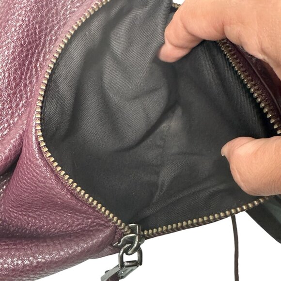 Rebecca Minkoff Julian Leather Backpack - Currant - HF19GPBB01 - Picture 11 of 16